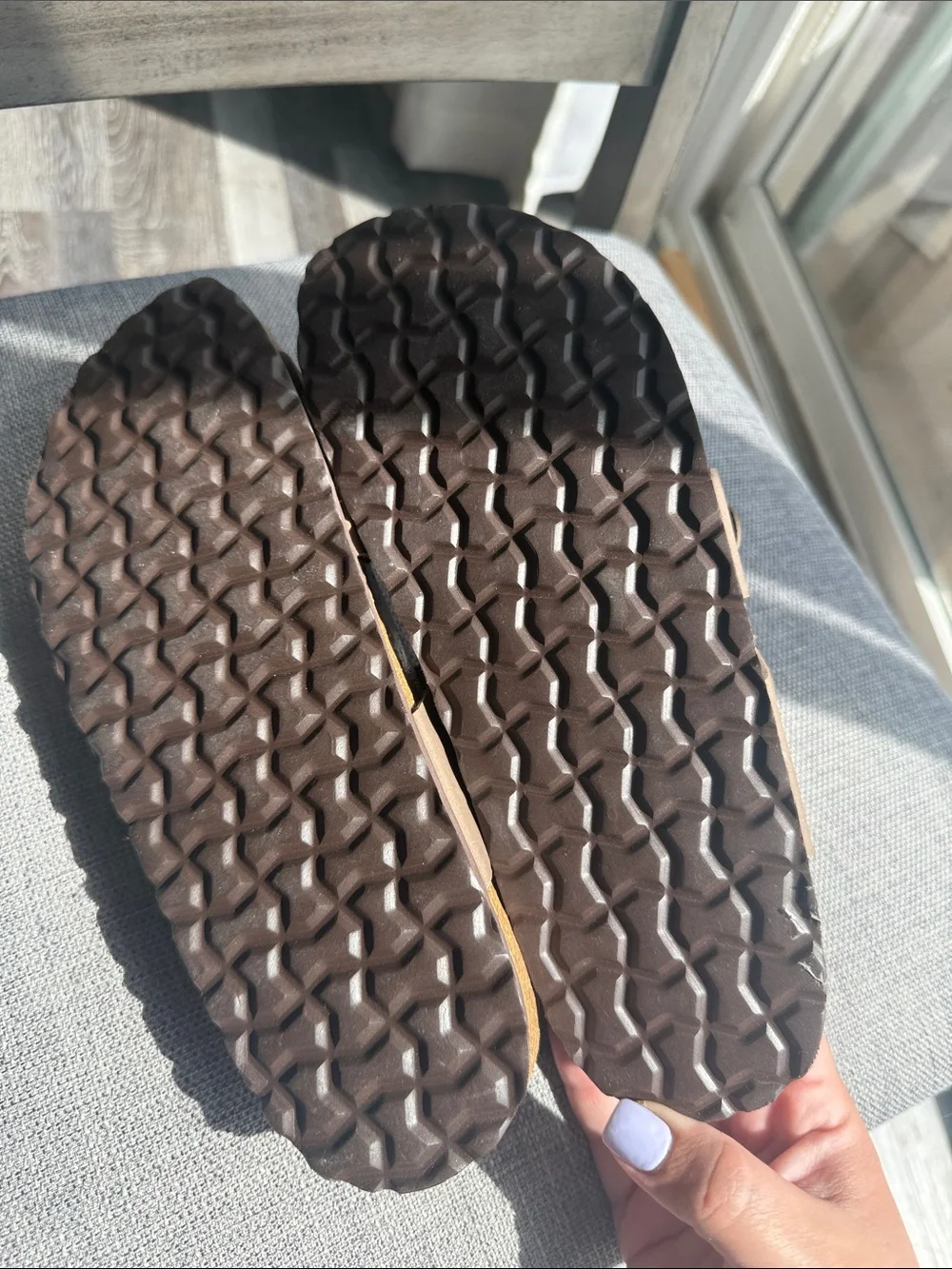 Kids Brown Strappy Comfort Sandals